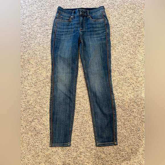WHBM Jeans Women's Stretch Denim High Rise Skinny Ankle NWT Size 2 - Picture 4 of 12